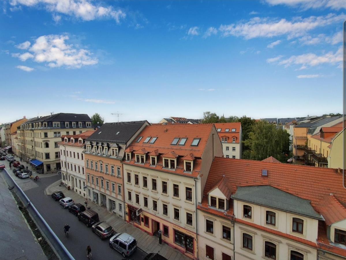 Neustadt-Aussicht - Grosse Wohnung Mit Balkon 德累斯顿 外观 照片